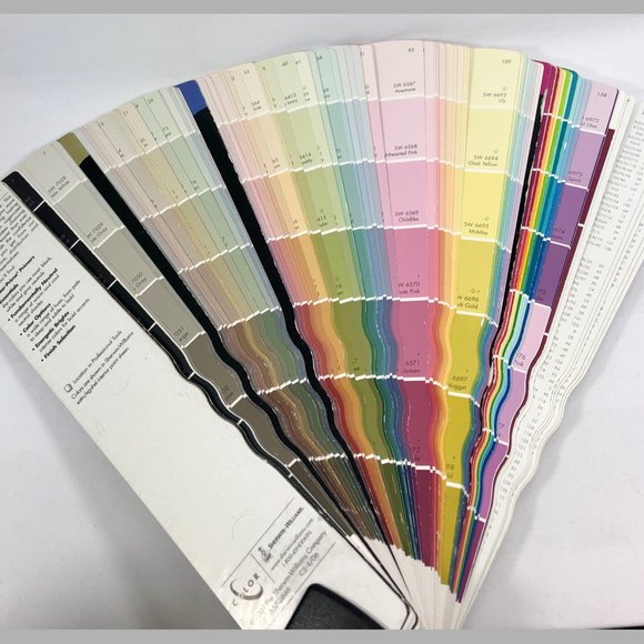 Vnt 2001 Sherwin Williams Paint Sample Swatch - Picture 2 of 13